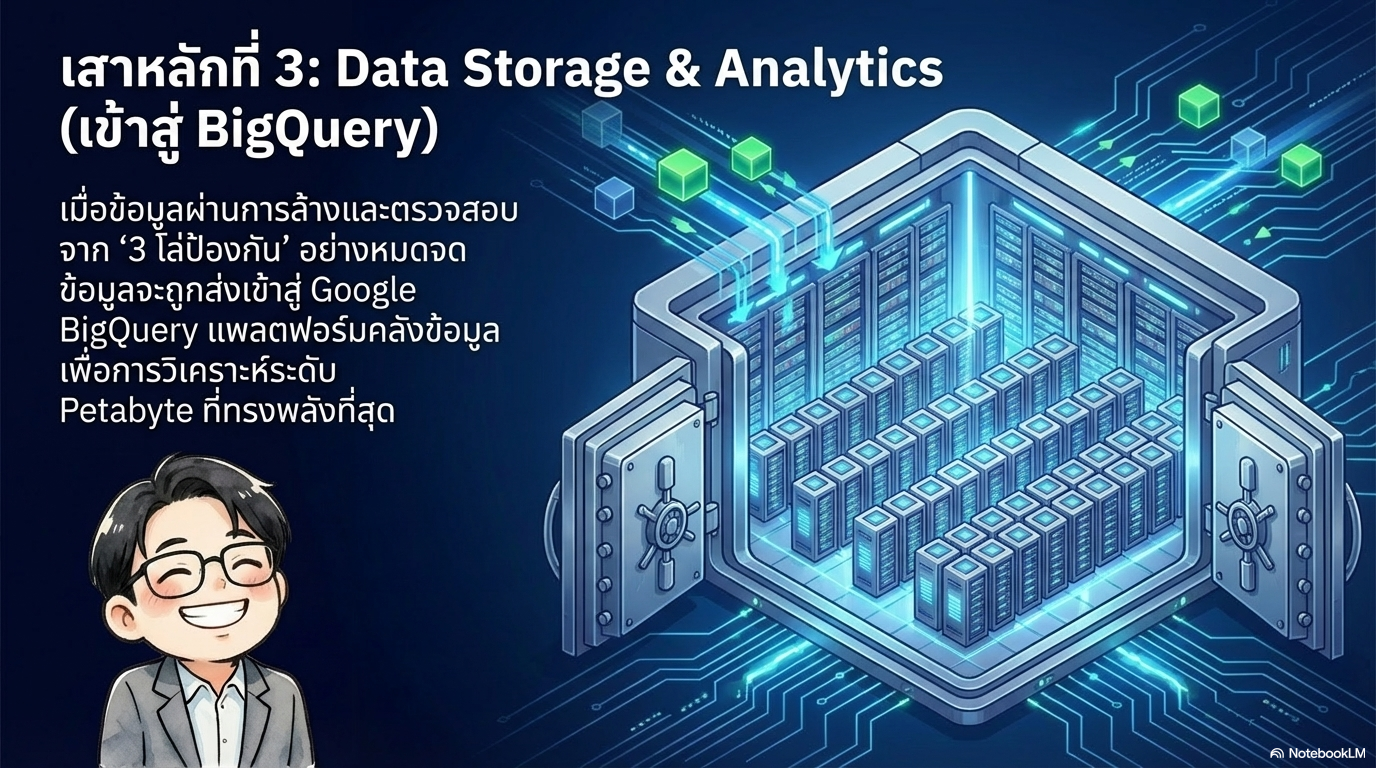 เสาหลักด้านการจัดเก็บและการวิเคราะห์ (Data Storage and Analytics)