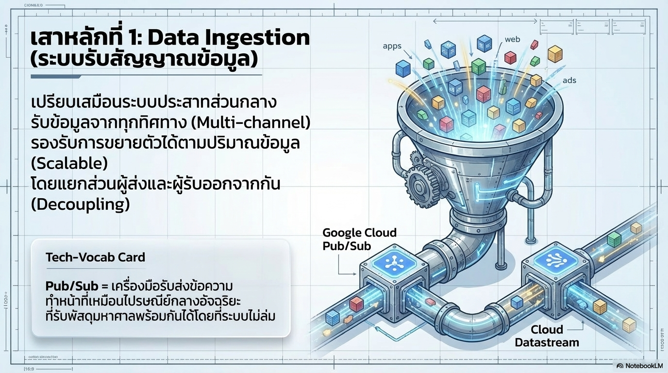 เสาหลักด้านการนำเข้าข้อมูล (Data Ingestion)